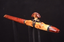 Vasticola Burl Native American Flute, Minor, Mid G-4, #G35K